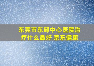 东莞市东部中心医院治疗什么最好 京东健康